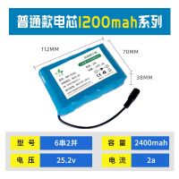 6串2并(2400mah) 24v锂电池组可充电锂电振平尺刮尺专用18650锂电池大容量