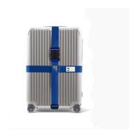 升级款十字无密码深蓝色 升级款十字打包带旅行箱加固绑带打包带拉杆箱一字十字加固捆箱带