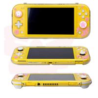 switchlite樱花水 送动森帽 任天堂switch lite水晶壳NS lite主机透明保护壳动物之森防摔壳