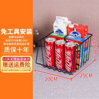 方形丄置物架-1层丅免安装通风 免安装方形旋转式厨房置物架落地多层蔬菜储物多功能菜篮子收纳架