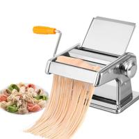 压面机 无赠品 家用压面机多功能面条机饺子皮机馄饨皮机手动不锈钢面皮机擀面机