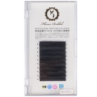 0.07粗B翘度 8mm 0.07Y型睫毛编织型爱情网嫁接假睫毛丫型更柔软一秒开花睫毛柔软
