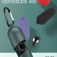 黑色 摩托罗拉耳机保护套VerveBuds400+真无线moto蓝牙耳机硅胶保护套