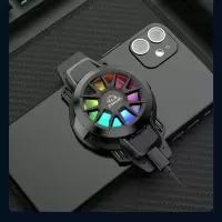 自由狼冰封散热器[黑色] 送俩对手游指套 手机冰封散热器 背夹半导体制冷速冷 吃鸡王者游戏降温风扇