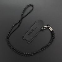 黑色半包皮套 送挂绳 丫ooz一二代通用 适用于丫ooz柚子硅胶套保护套 YOOOZ一代二代1代2代yoo通用保护壳