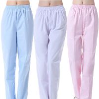 护士裤 S 护士服女圆领白大褂短袖套装实习工作服女医生白色长袖夏季娃娃领