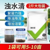 降浊净水[浊水清1袋可用5-10亩] 浊水清鱼塘浑浊杀消毒杀菌水澄清黄泥剂鱼池水质净化水质净水剂