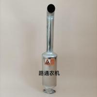 2孔白刚烟筒高度65厘米 单缸四轮拖拉机2孔白钢消声器,宁波3孔白钢消声器排气管