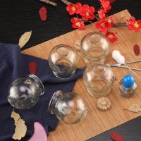 1-5号5罐装 送点火棒+酒精 火罐玻璃中医专用家用家庭装全套装吸湿祛湿真空拔罐器气罐拨子扒