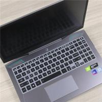 透明/半透发一张可留言颜色 雷神911Zero 16英寸游戏笔记本电脑十一代键盘保护膜防尘罩全覆盖