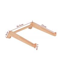 单层款 10-14英寸 实木笔记本电脑支架电脑散热架电脑增高架实木创意笔记本电脑支架