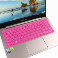 实彩玫红-买1送1 13.3寸U303L U305F UX31A RX310 UX32V笔记本键盘保护膜UX302