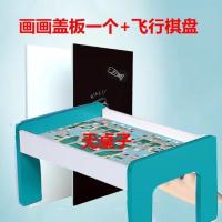 基础款单盖子[无桌子无增品] 中桌80*56*45[颜色可备注] 儿童积木桌子多功能学习桌男女孩宝宝益智拼装玩具桌游戏桌