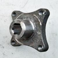 4孔方角齿连接座 福田宗申摩托三轮车万向节总成17齿传动轴接头十字轴法兰方叉总成