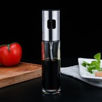 直身款(100ml) 喷油瓶厨房食用油喷雾按压式烧烤喷油瓶喷雾橄榄油喷雾控油玻璃瓶