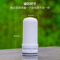 2只滤芯 家用水龙头过滤器滤芯通用九阳1号泉海尔德国龙头净水器陶瓷滤芯