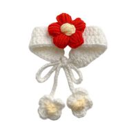 白+红(非成品) 毛线手工编织diy材料包玩偶一二熊猫布布解闷手工娃娃送情侣礼物