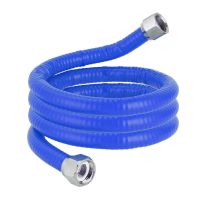 [蓝色冷水*316L波纹管] 10厘米[送安装扳手1把] 316L不锈钢波纹管4分热水器冷热进水管净水器太阳能高压防爆水