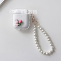 [ikf find pro]不含耳机 郁金香兔+珍珠手链 适用ikf find pro青春版保护套无线蓝牙耳机套透明tp