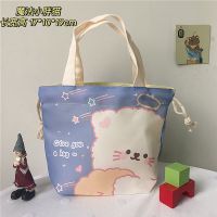 抽绳手提袋-胖猫[2-3件薄衣] 特小号手提袋[看清] 幼儿园被子收纳袋专用被袋装棉被的袋子衣服行李袋儿童被褥手提袋