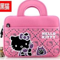 粉色黑猫 华为Mediapad10/T1平板手提包10.1寸12寸平板电脑收纳包手提袋子