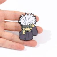 小五条悟 无展示架[送礼盒] 咒术回战五条悟伏黑惠狗卷棘夏油杰七海同人金属徽章挂件动漫周边