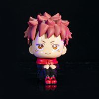 OPP袋(自用收藏) 掌上虎杖-10cm 咒术回战手办周边扭蛋五条悟公仔粘土摆件q版虎杖悠仁动漫二次