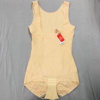 15330款肤色偏小一码9颗能量石 XL码建议 120-135 斤 夏季超薄无痕连体塑身衣收腹束腰燃脂产后恢复瘦肚子透