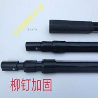1.8米三节裸杆(无网头) 垂钓渔具抄网杆3米4网兜加厚铝合金伸缩杆捞鱼网抄网三角杆抄网竿