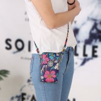 蓝印花-2层 2021卡通手机包女斜挎包单肩零钱手腕包挂脖手机袋夏天迷你小包包