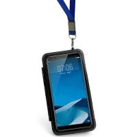 升级肩带手机壳不带支架03 适用于6.7寸以下手机 360度旋转 电动车摩托车手机支架防水支架触屏外卖骑手导航神器专用支