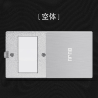 空体 国际电工86型地插座不锈钢防水平推式五孔地插多功能地扦