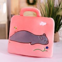 粉色蜂蜜熊 抱枕+毯子(打开尺寸80cm-1米) 多功能折叠毯抱枕被子两用办公室卡通空调被午睡枕汽车靠垫靠枕