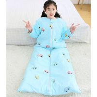 纯棉小汽车 80厘米夏款双层 睡袋儿童加厚宝宝婴儿中大童防踢被子神器6到12岁春秋款秋冬款