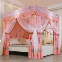 百香果 120X200(单布帘) 家用床帘防尘顶防风遮光布卧室单双人床幔1.5m蚊帐欧式1.8米床2.0