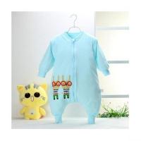 蓝色眼镜兔春秋薄棉(可拆袖) S衣长80CM(建议80-100)1-2岁 睡袋中大童儿童小学生成人春秋冬加厚脚套分腿睡袋