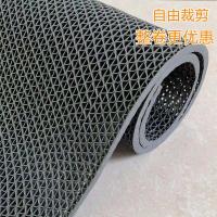 灰色 0.9米宽X 3米[4.5MM中厚] 防滑垫PVC塑料地毯隔水镂空门垫卫生间厕所厨房s型网眼浴室地垫子