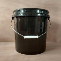 13升13kg压盖化工级黑色无盖 装粪桶带盖密封装水桶农用车载大号耐用超大储存塑料圆桶家用提桶