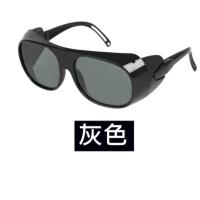 灰色眼镜-Q00 电焊防护眼睛焊工专用烧焊护目F镜防飞溅防风沙高清玻璃眼镜防打