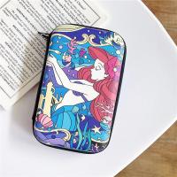 美人鱼 电源包[9.5*16.5c] 日韩可爱移动硬盘电源包数据线充电器收纳盒蓝牙耳机零钱卡通防摔