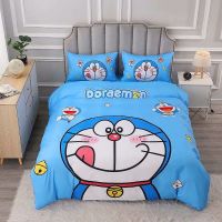 哆啦a梦 被套150*200单件 床上用品四件套棉儿童男孩卡通动漫奥特曼床单被套床笠涤棉三件套