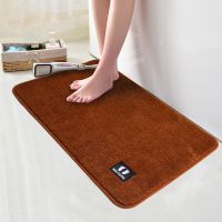 深咖色 40x60厘米[不] 门垫卫生间吸水地垫脚垫浴室防滑入户门毯厨房卧室床边飘窗地毯绒