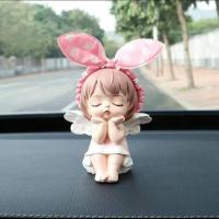 粉安妮 纳米超粘无痕胶 创意车内装饰用品摆件可爱安妮宝贝中控台车载香水香薰高档女神款