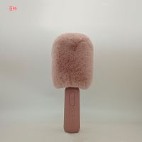 豆粉 适用JBL KMC650话筒防喷毛毛套麦克风保护套防尘降噪防风保护罩