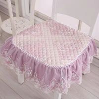 亚麻紫 43*46一个装 家用坐垫椅子凳子座椅通用加厚餐凳餐厅餐桌餐椅垫四季座套罩布艺