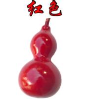 高度10-12厘米红色 天然七彩葫芦儿童孩子玩具礼物环保彩绘小葫芦娃挂件创意饰品摆件