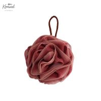 焦糖 Krramel棵沐玫瑰双色沐浴花球洗澡泡澡大号搓澡神器起泡不散浴球