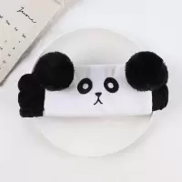 林妙妙同款熊猫发带( 闪电发货) 林妙妙同款发带韩国头饰洗脸发箍头箍发饰少年派赵今麦熊猫束发带