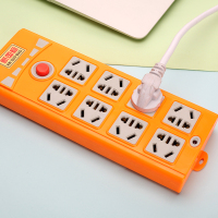 型号:999 新年特价 大功率无线插座不带线接线板8插位八座四十孔排插多孔家用插线板