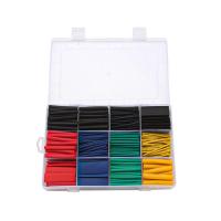 热缩管套装 切断式530个(一盒) Δ丨穿越机航模工具盒装彩色电调电线保护套组合热融套管